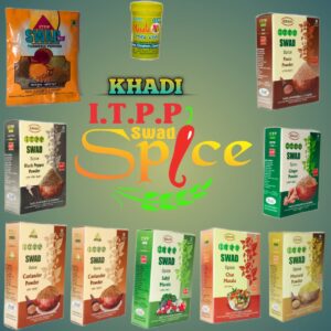 ITPP SWAD Pure Turmeric 50G, Garam Masala 10G,Posto 25G, Black Pepper Powder 25G, Ginger Powder 25G, Coriander Powder 100G(Pack Of 2), Sabji 50G,Chat Masala...