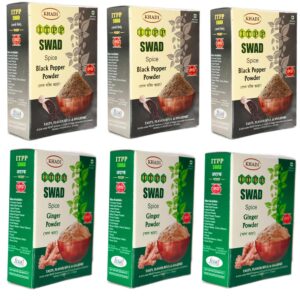 ITPP SWAD Pure Black Pepper 25Gram + Ginger Powder