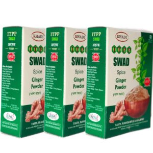 KHADI ITPP SWAD PURE GINGER POWDER 25g(pack of 3)